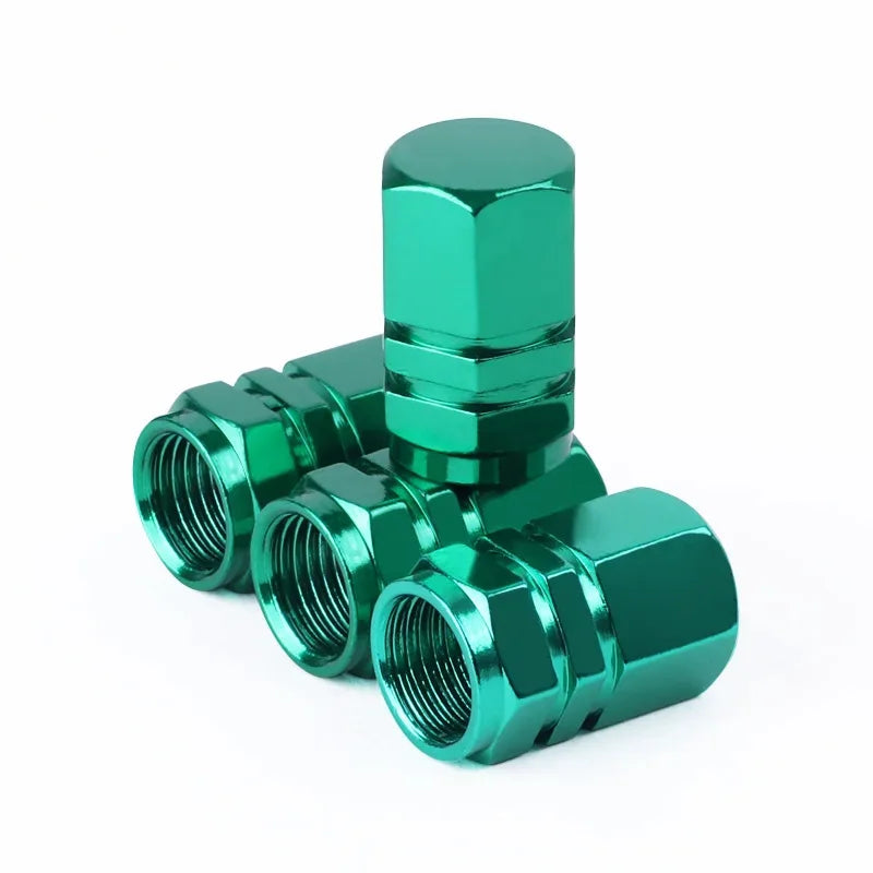 Tire Valve Stem Caps Decorative Tires Accessories Aluminum Alloy Nipple Wheel Caps For Cars Motorcycles Bicycle Cover 2030