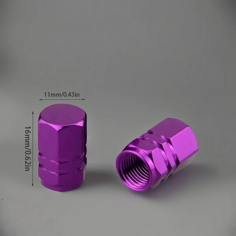 Tire Valve Stem Caps Decorative Tires Accessories Aluminum Alloy Nipple Wheel Caps For Cars Motorcycles Bicycle Cover 2030