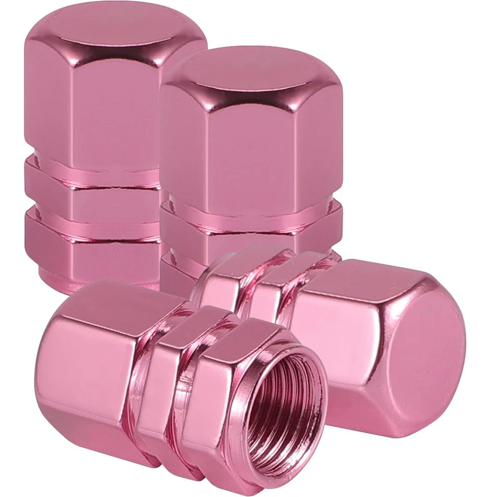 Tire Valve Stem Caps Decorative Tires Accessories Aluminum Alloy Nipple Wheel Caps For Cars Motorcycles Bicycle Cover 2030