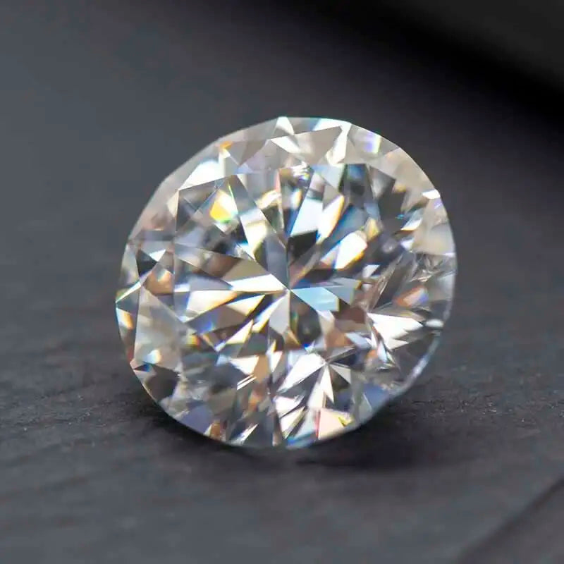 Moissanite Stone Round Cut D Color VVS1 0.1ct-5ct DIY Necklace Earrings Main Materials Pass Dia Tester With GRA Certificate