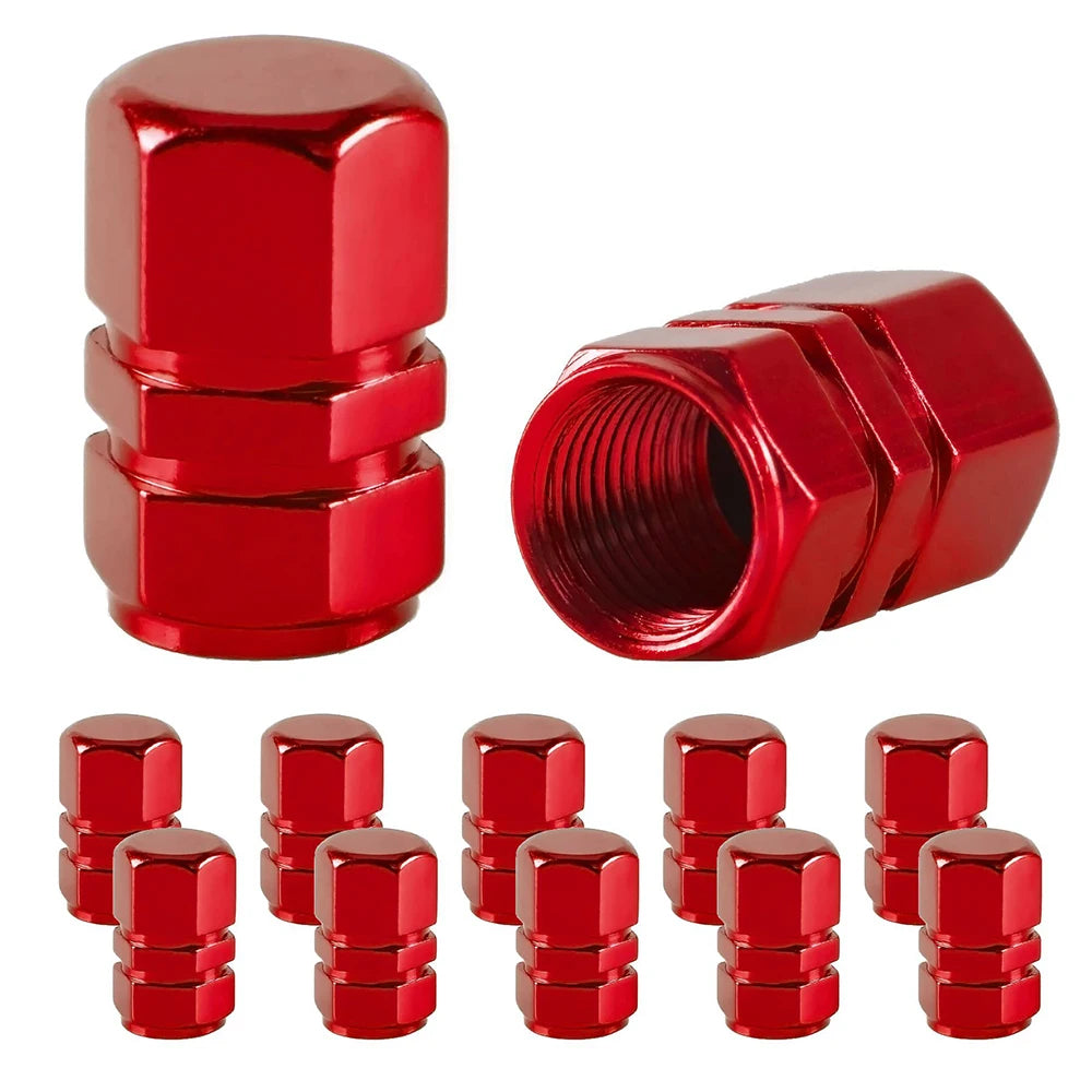 Tire Valve Stem Caps Decorative Tires Accessories Aluminum Alloy Nipple Wheel Caps For Cars Motorcycles Bicycle Cover 2030