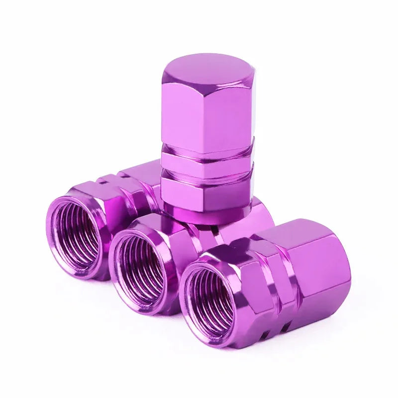 Tire Valve Stem Caps Decorative Tires Accessories Aluminum Alloy Nipple Wheel Caps For Cars Motorcycles Bicycle Cover 2030