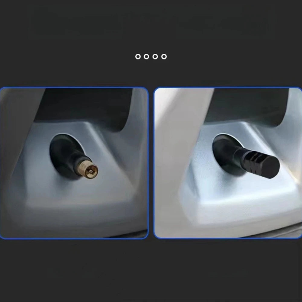 Tire Valve Stem Caps Decorative Tires Accessories Aluminum Alloy Nipple Wheel Caps For Cars Motorcycles Bicycle Cover 2030