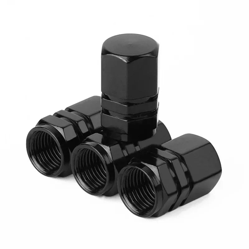 Tire Valve Stem Caps Decorative Tires Accessories Aluminum Alloy Nipple Wheel Caps For Cars Motorcycles Bicycle Cover 2030