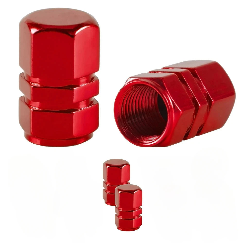 Tire Valve Stem Caps Decorative Tires Accessories Aluminum Alloy Nipple Wheel Caps For Cars Motorcycles Bicycle Cover 2030